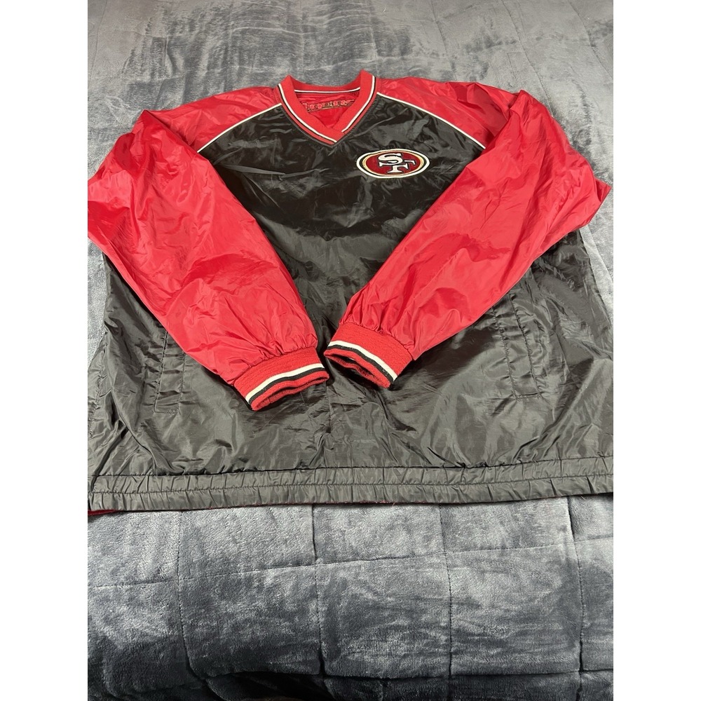 NFL Red and Black Windbreaker Jacket